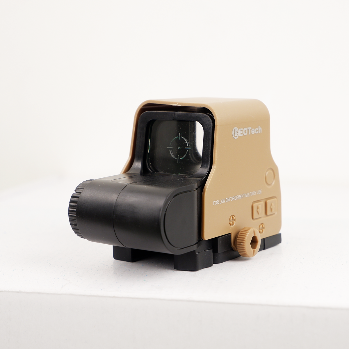 สโคปโฮโลกราฟ สีดำหน้าสั้น ไฟสีเขียว ใช้เล็งอย่างดี ขนาดราง 20 mm (HLS)