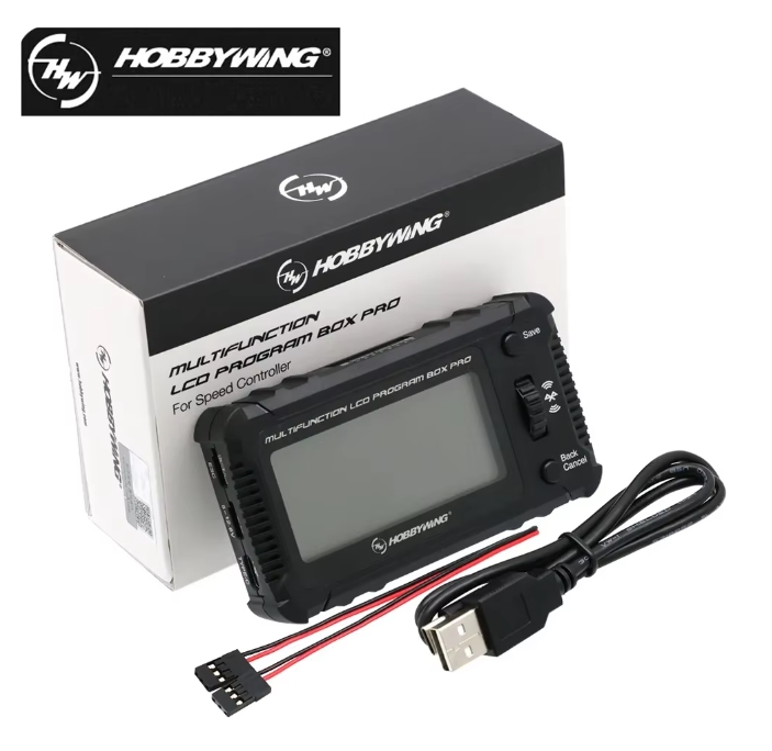 Multifunction LCD Program Box PRO (G3) อุปกรณ์สำหรับใช้เซ็ทสปีด Hobbywing Platinum EzRun Seakin ฯลฯ ESC