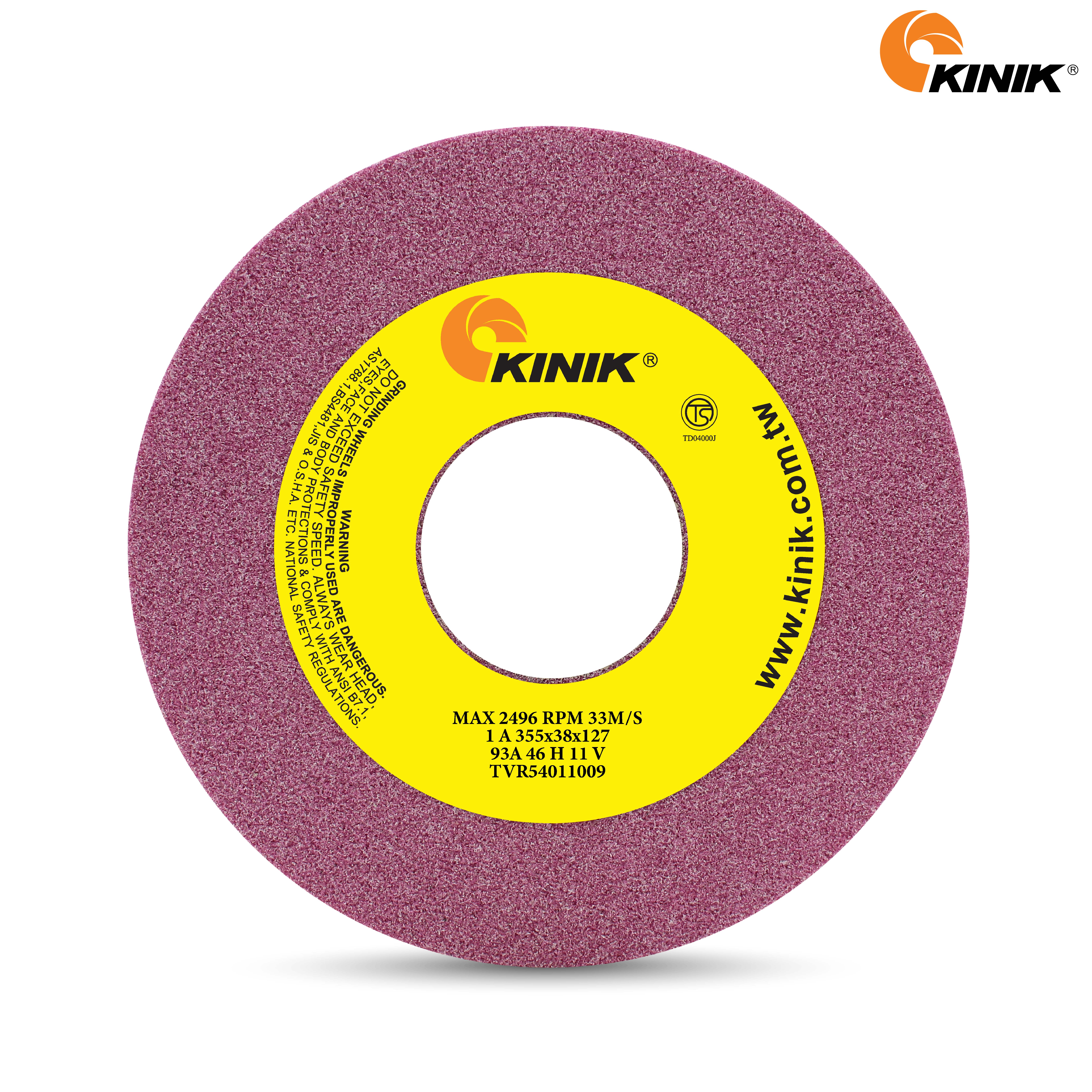 หินเจียร KINIK 93A46H11V1A 355x38x127 mm.