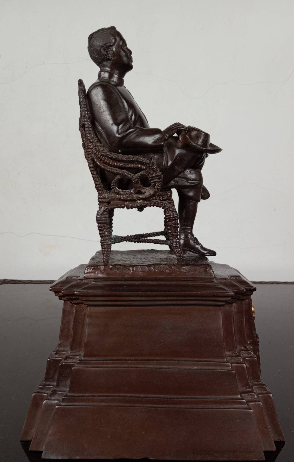 541.พระบรมรูปหล่อในหลวงรัชกาลที่ 5 พระบาทสมเด็จพระปรมินทรมหาจุฬาลงกรณ์ พระจุลจอมเกล้าเจ้าอยู่หัวประทับนั่ง