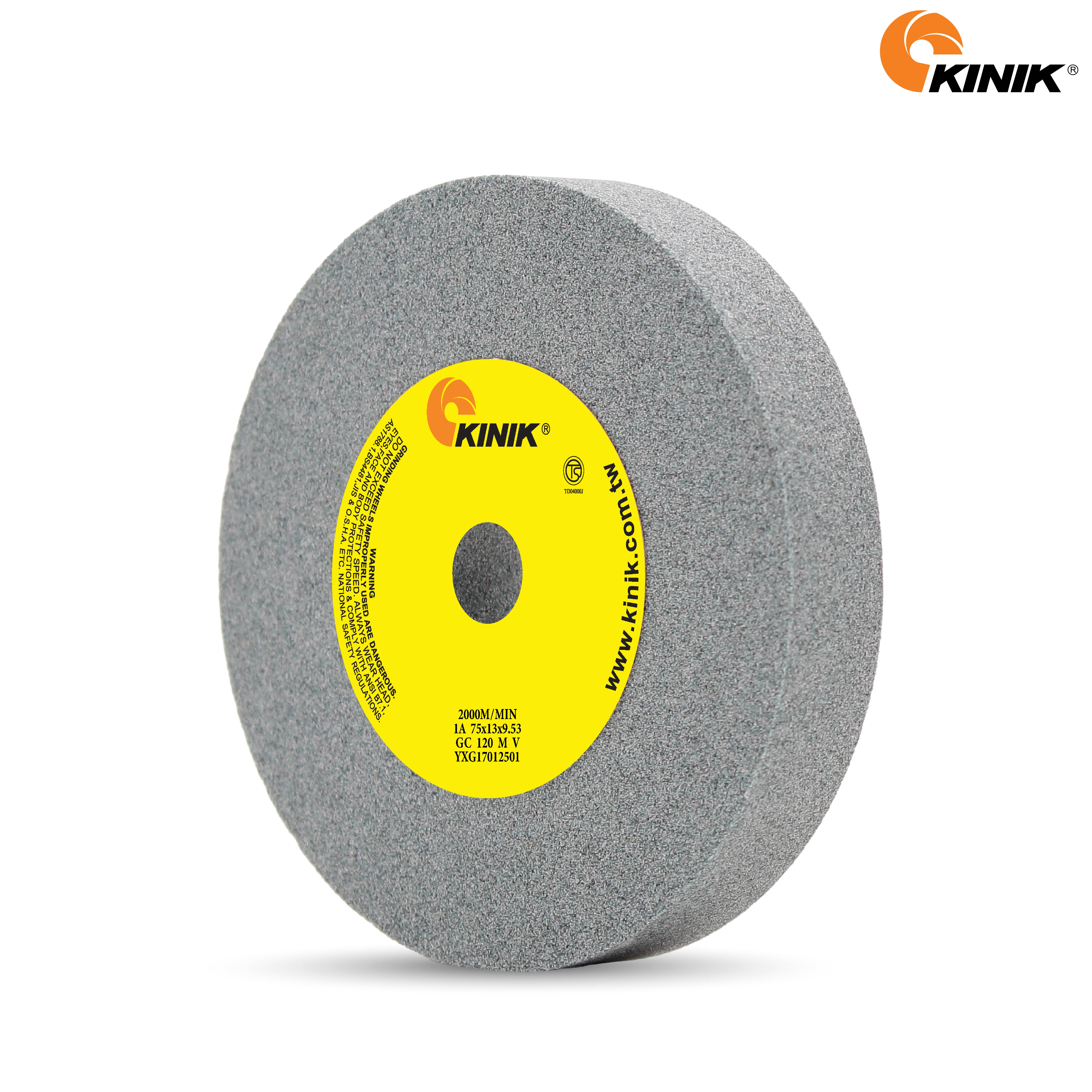 หินเจียร KINIK GC120MV1A 75x13x9.53 mm.
