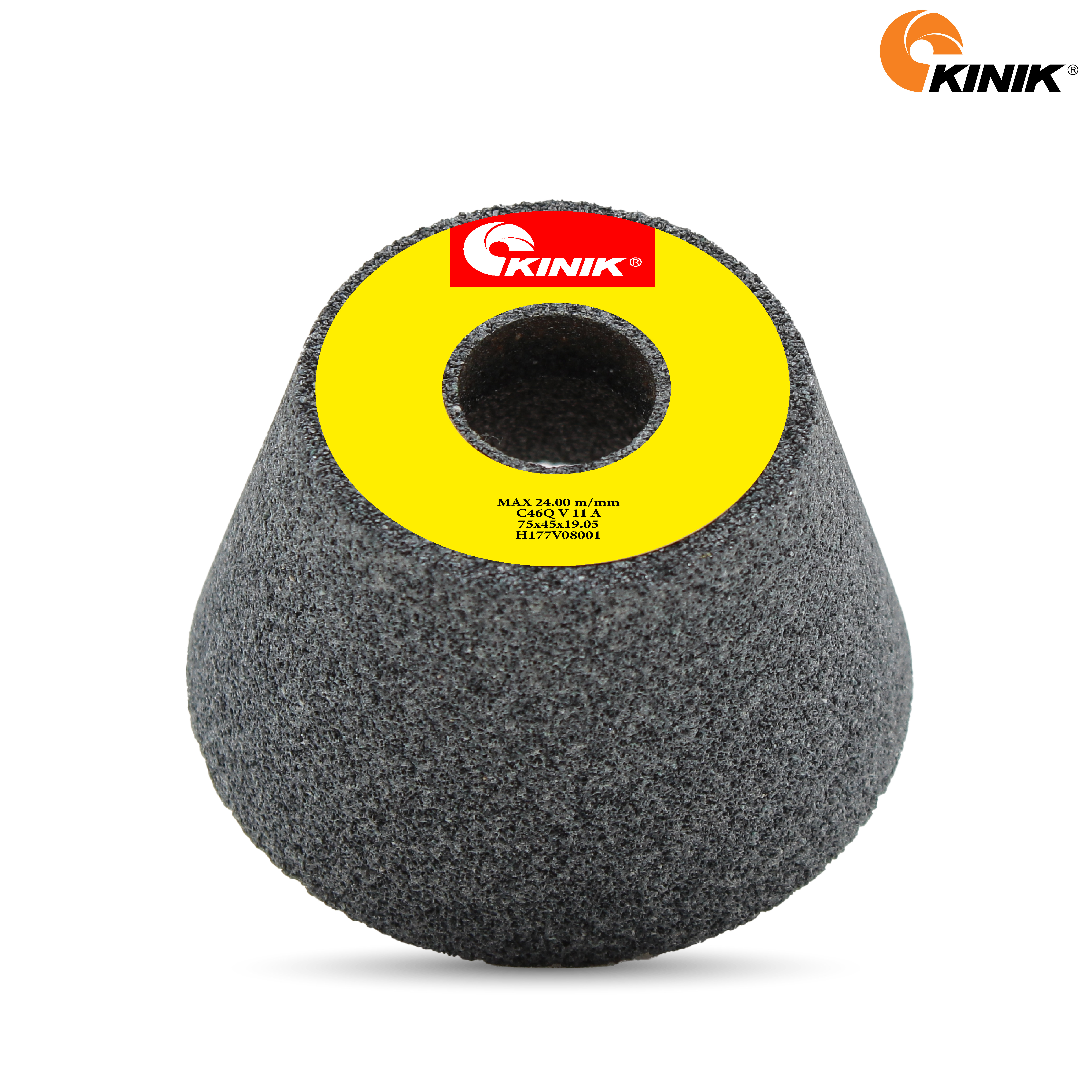 หินถ้วยเทเปอร์ KINIK C46QV11A 75x45x19.05 mm.
