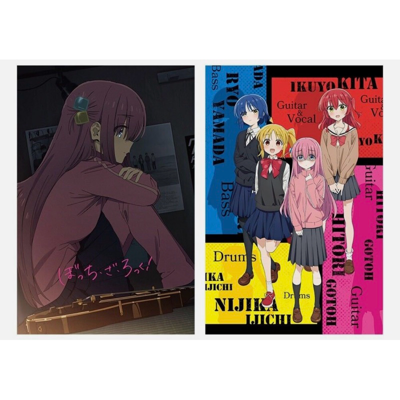 หมอน ฮิโตริ&นิจิกะ&คิตะ&เรียว -บตจิ เดอะ ร็อก![Bocchi The Rock! -Premium Art Cushion- Hitori&Nijika&Kita&Ryou]