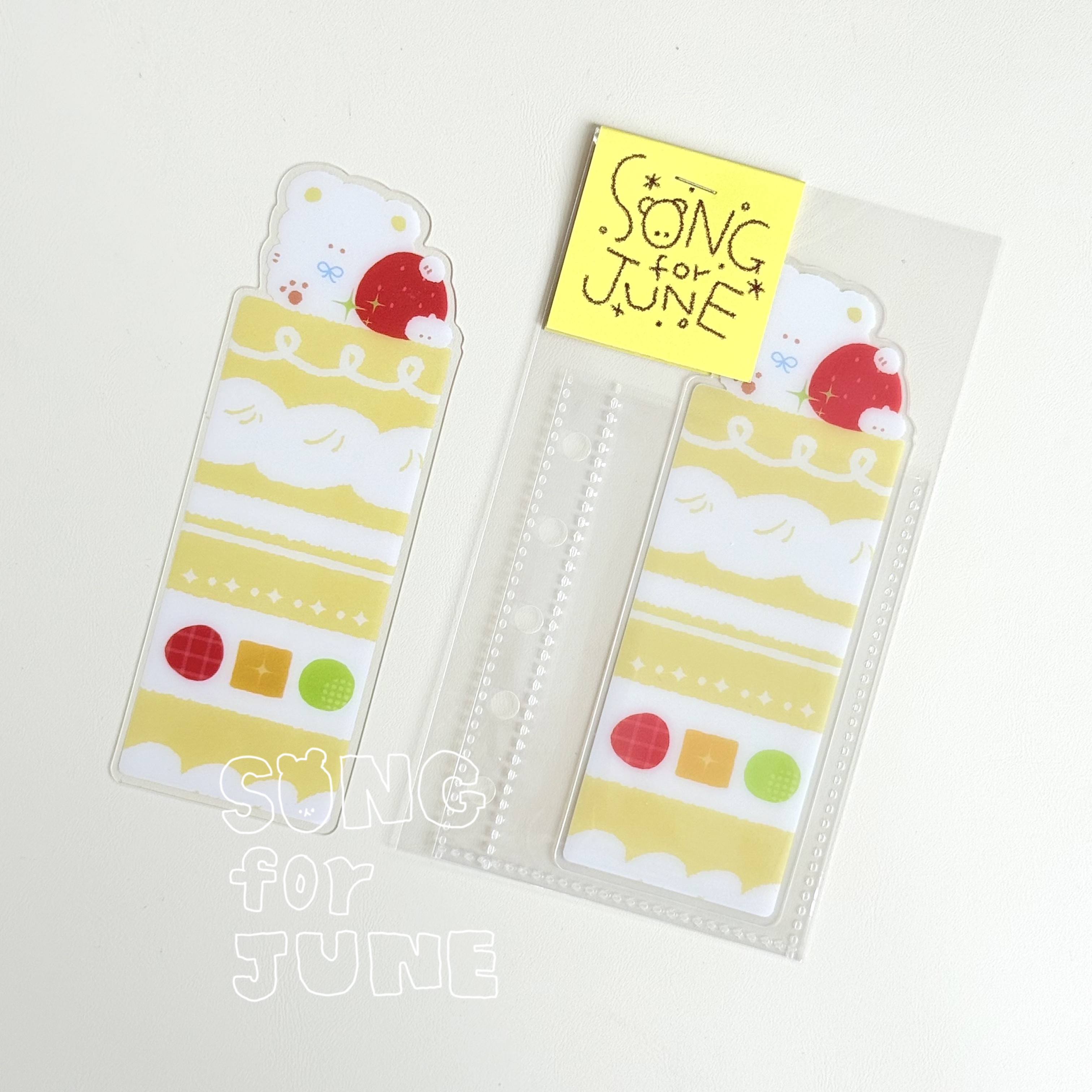 Song for June Cake Bookmark