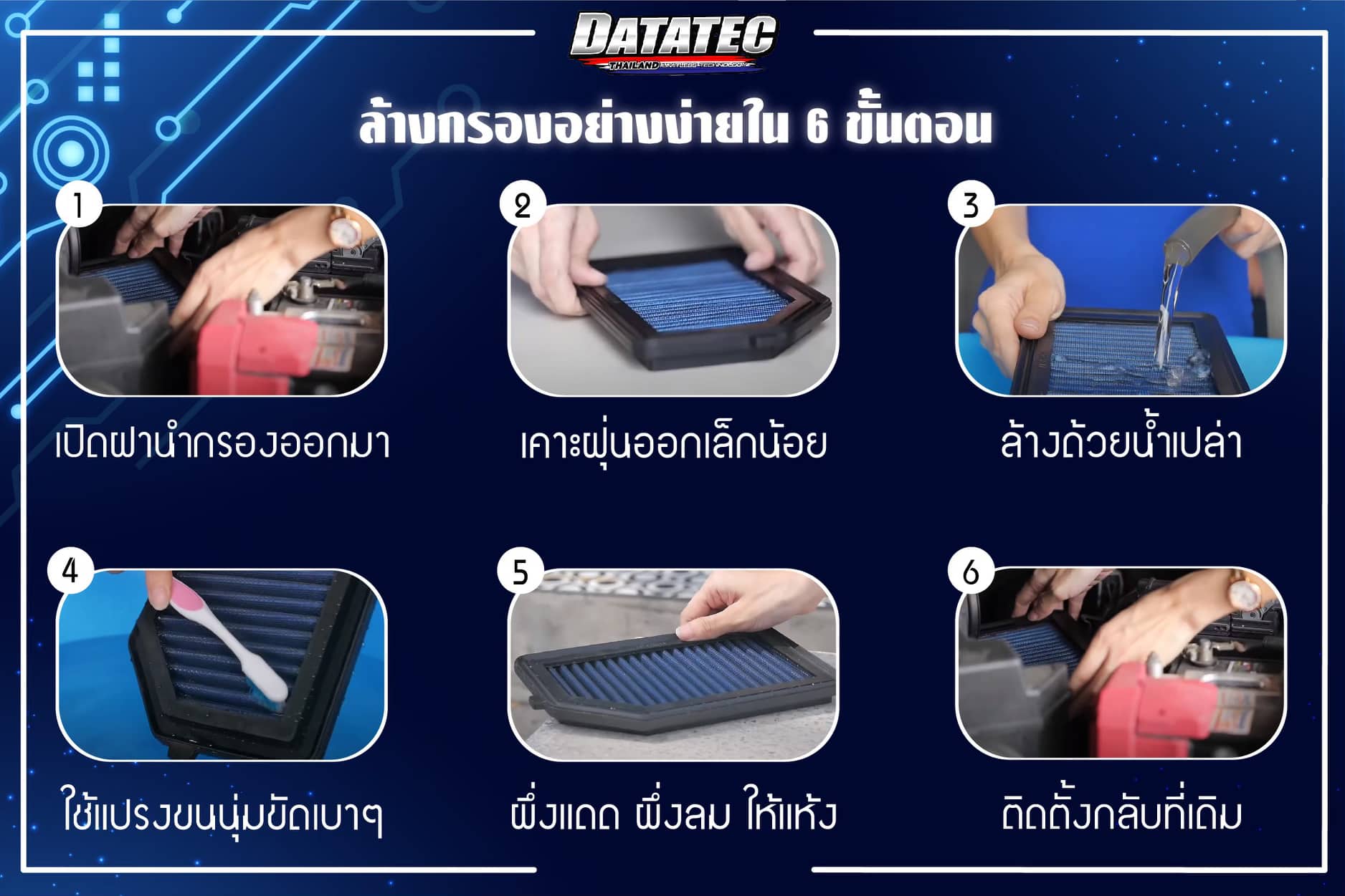 ไส้กรองอากาศ โตโยต้า รีโว่ นิวฟอร์จูนเนอร์ GRsport Legender