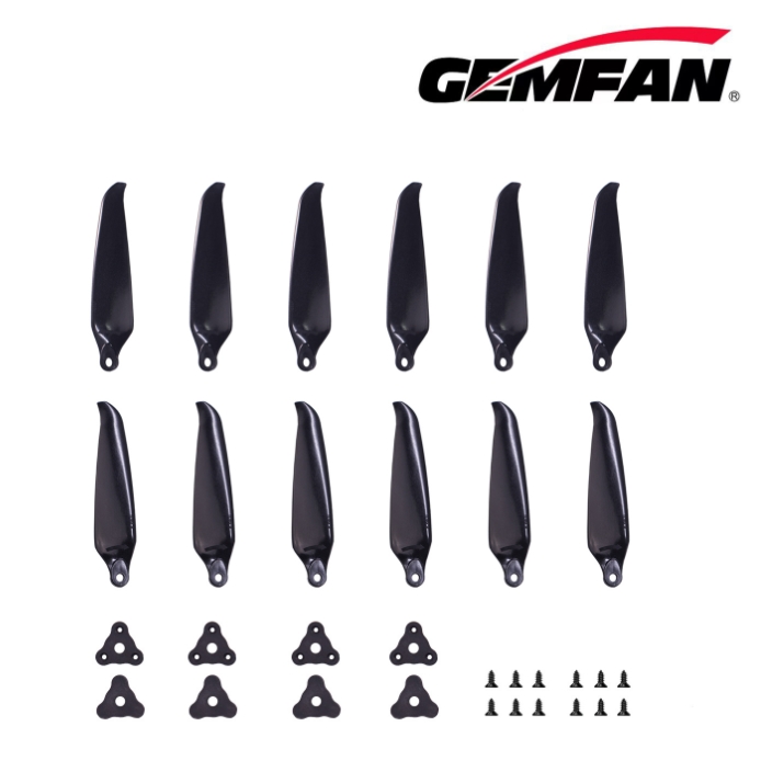 Gemfan F1051 Folding 3 Blade Glass Fiber Nylon 1ชุดมี 4ใบ ใบพัดโดรน 10นิ้ว แบบพับได้