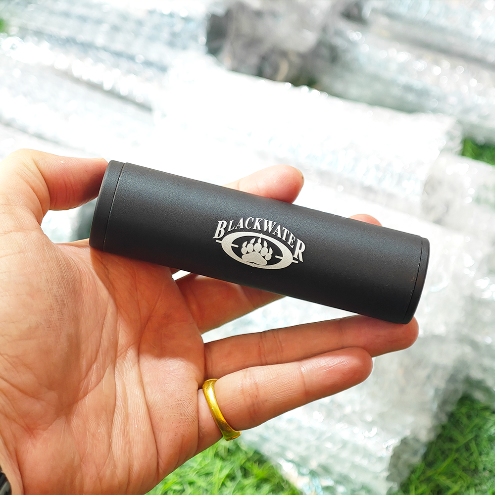 กระบอกปลายปืน ไม่มีไฟ (Black Water) โลหะเกลียวซ้าย 14 มิล (SL)