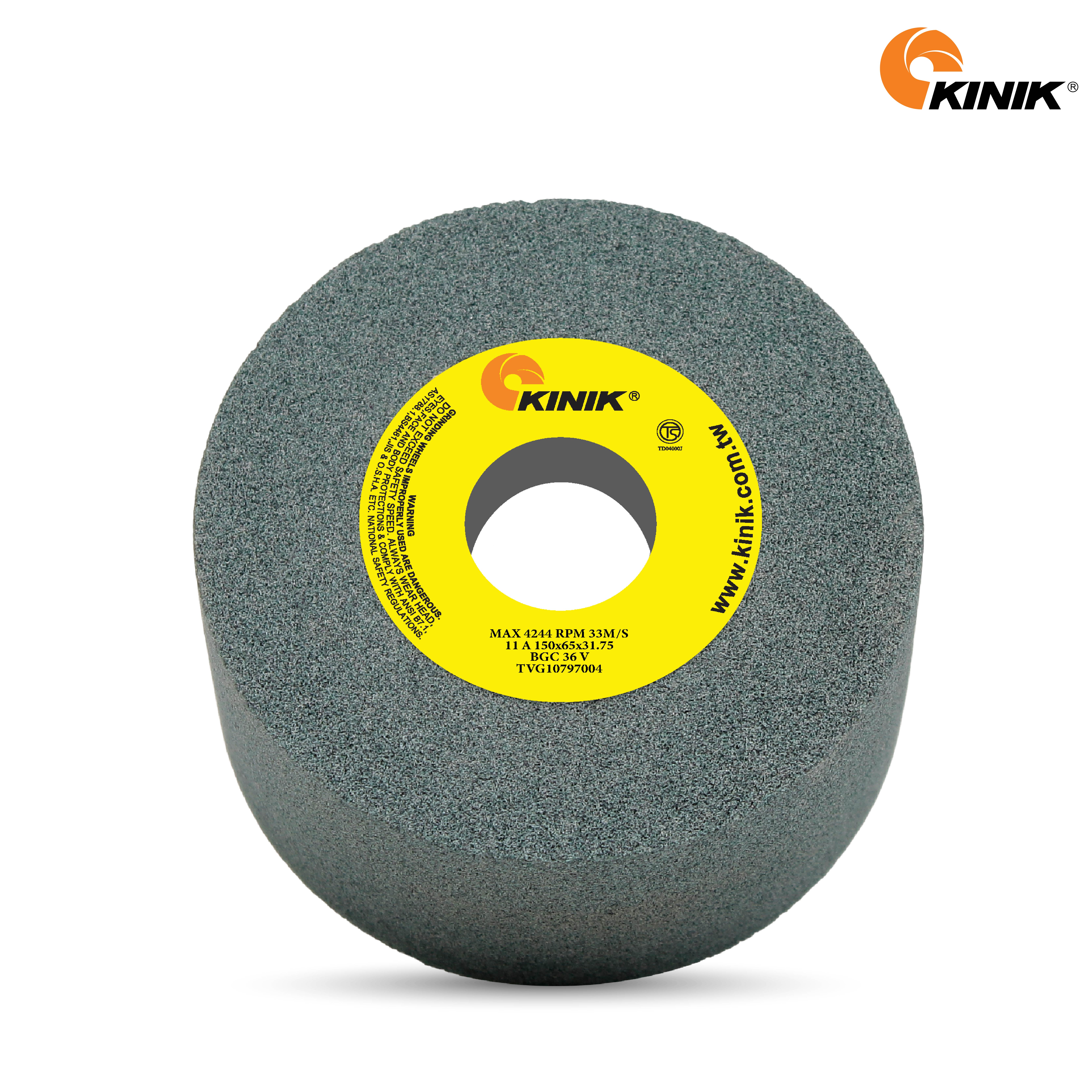 หินถ้วยตรง KINIK GC100KV6A 75x38x19.05 mm.