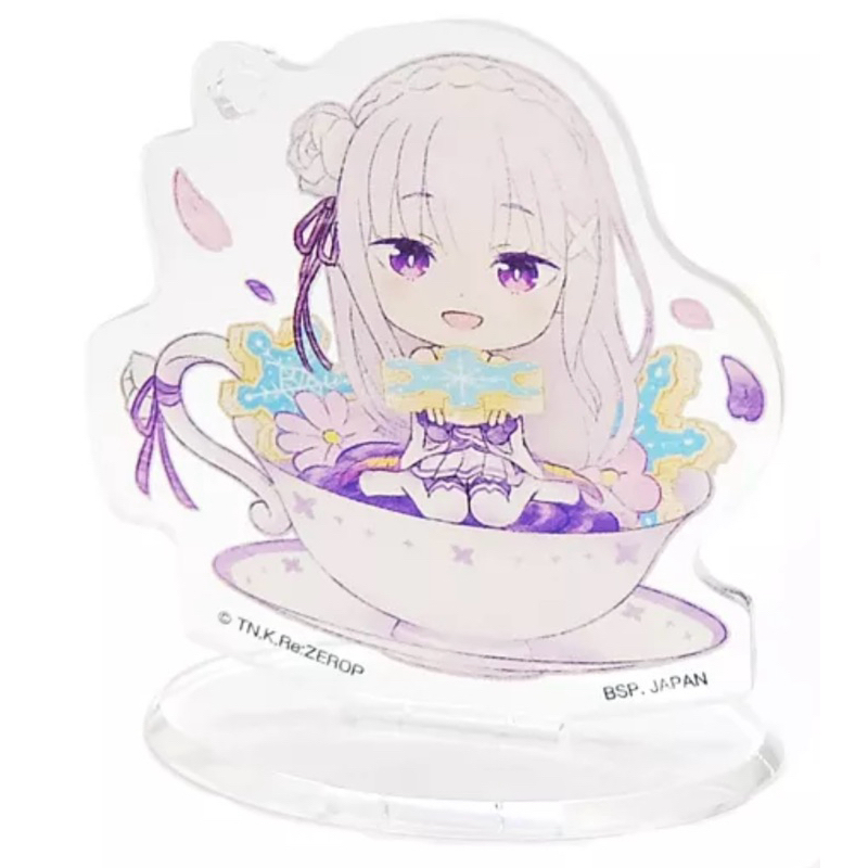 พวงกุญแจอะคริลิค เอมิเลีย-รีซีโร่[Re:Zero Starting Life In Another World -Acrylic Keychain- Emilia]
