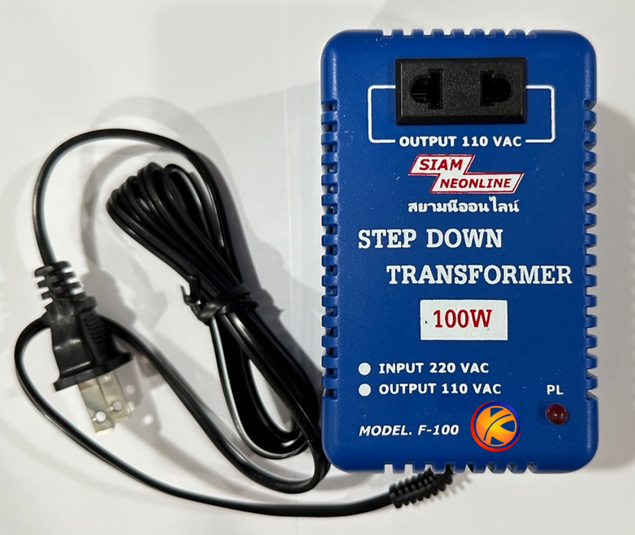 Step Down Transformer (หม้อแปลงลดแรงดันไฟฟ้า) รุ่น F-100