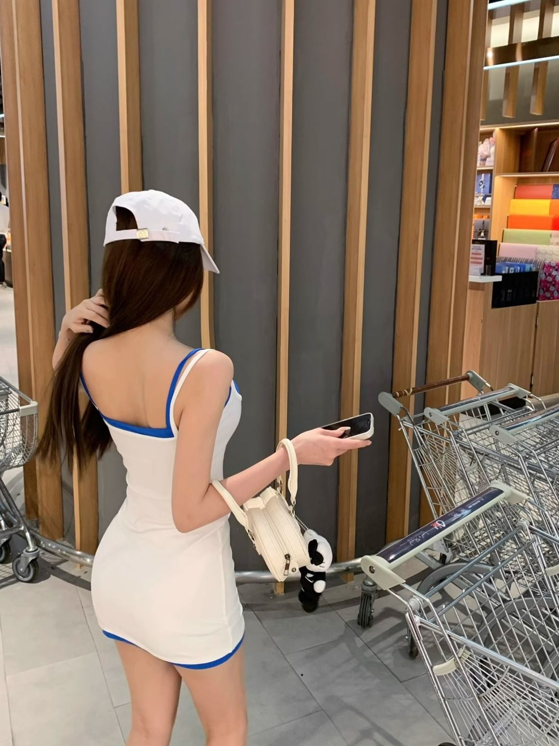 ชุดเดรส สายเดี่ยวมินิ CN5667 พร้อมส่งในไทย