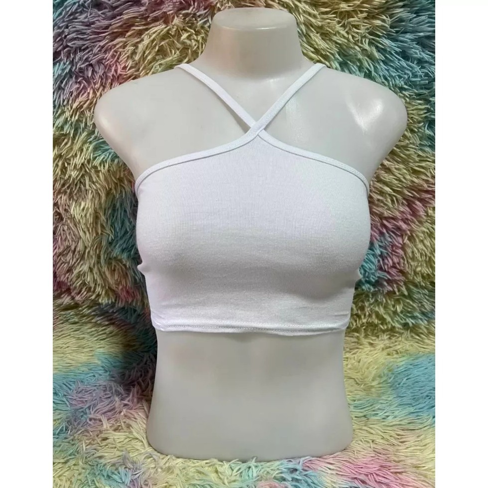 เสื้อสายเดี่ยว เสื้อกล้าม วินเทจ ผ้า Cotton สื้อยืดสำหรับผู้หญิง