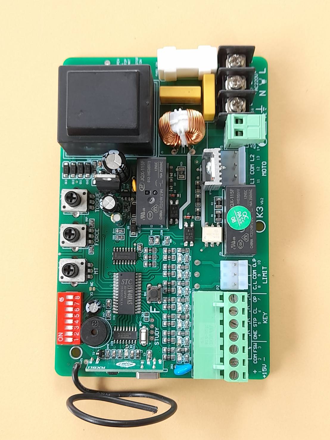 ALBANO BOARD LKD-K3 บอร์ดควบคุมมอเตอร์ประตูรีโมทไฟฟ้า / สินค้ามือสอง สภาพของใหม่