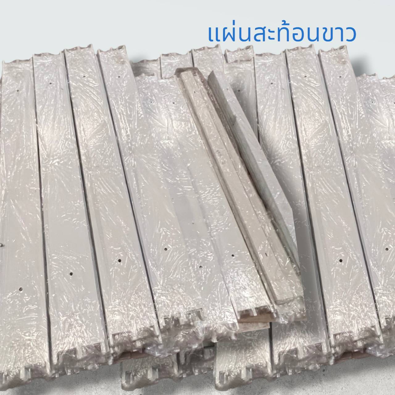 โคมมาตราฐานอกแผ่นสะท้อนขาวรองรับหลอด2ดวง60ซม