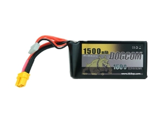 DOGCOM 6S 22.2V 150-160C มีหลายขนาด 650/850/1050/1260/1300/1500mah แบตตัวแรง สำหรับโดรน FPV