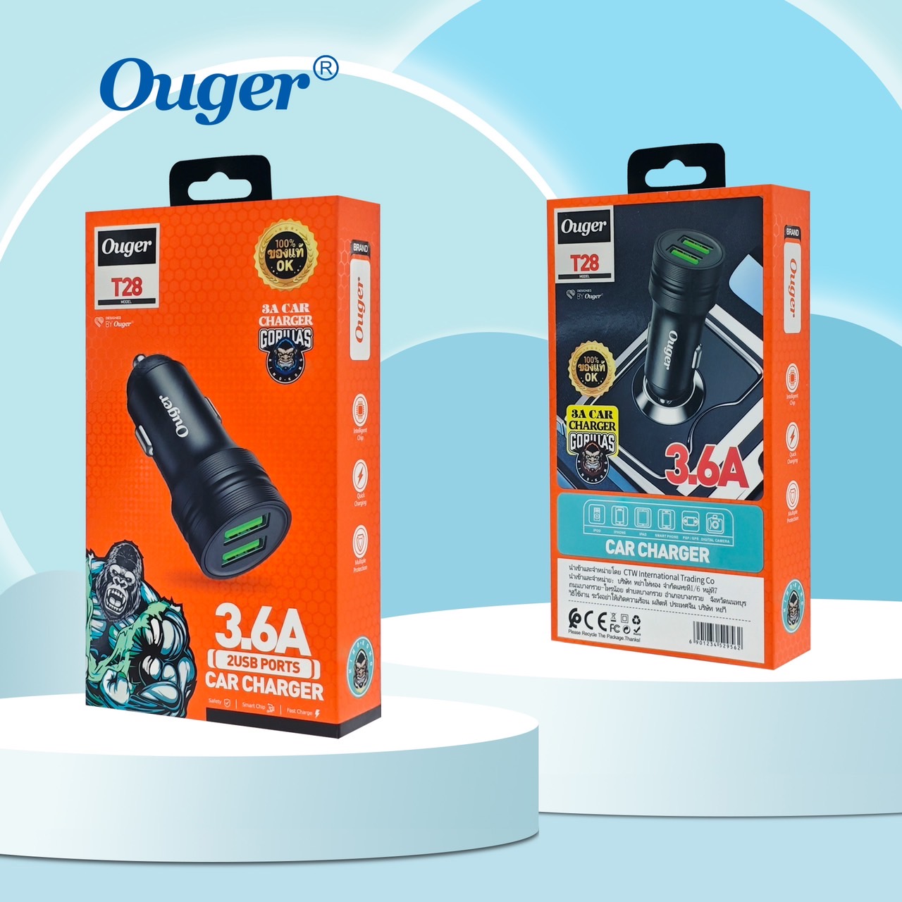 Ouger T28 3A 2USB