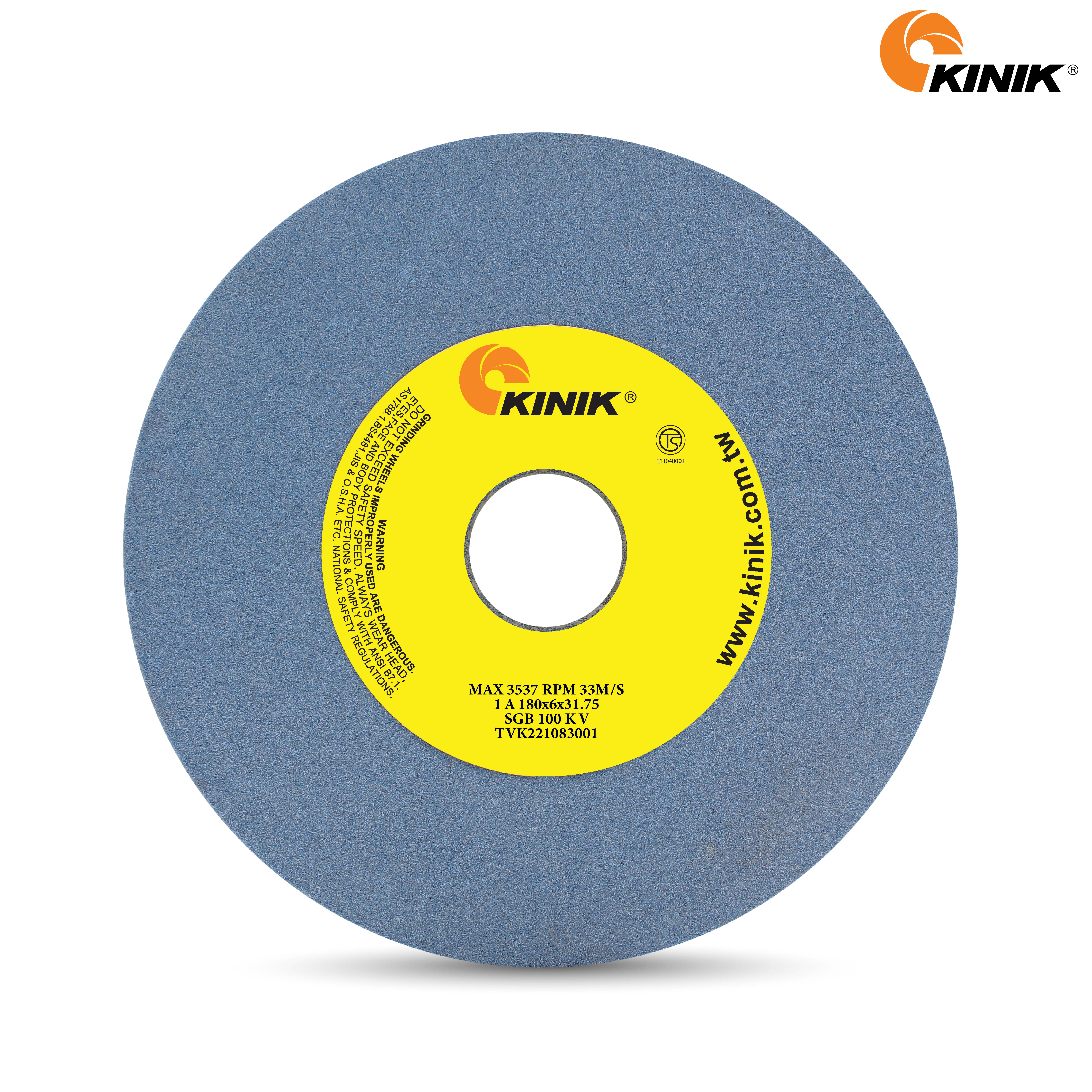 หินเจียร KINIK SGB100KV1A 180x6x31.75 mm.