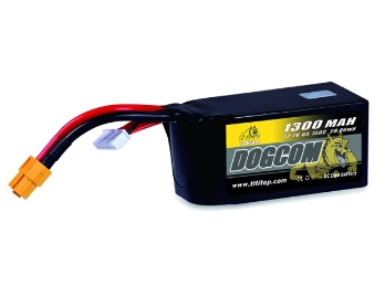 DOGCOM 6S 22.2V 150-160C มีหลายขนาด 650/850/1050/1260/1300/1500mah แบตตัวแรง สำหรับโดรน FPV