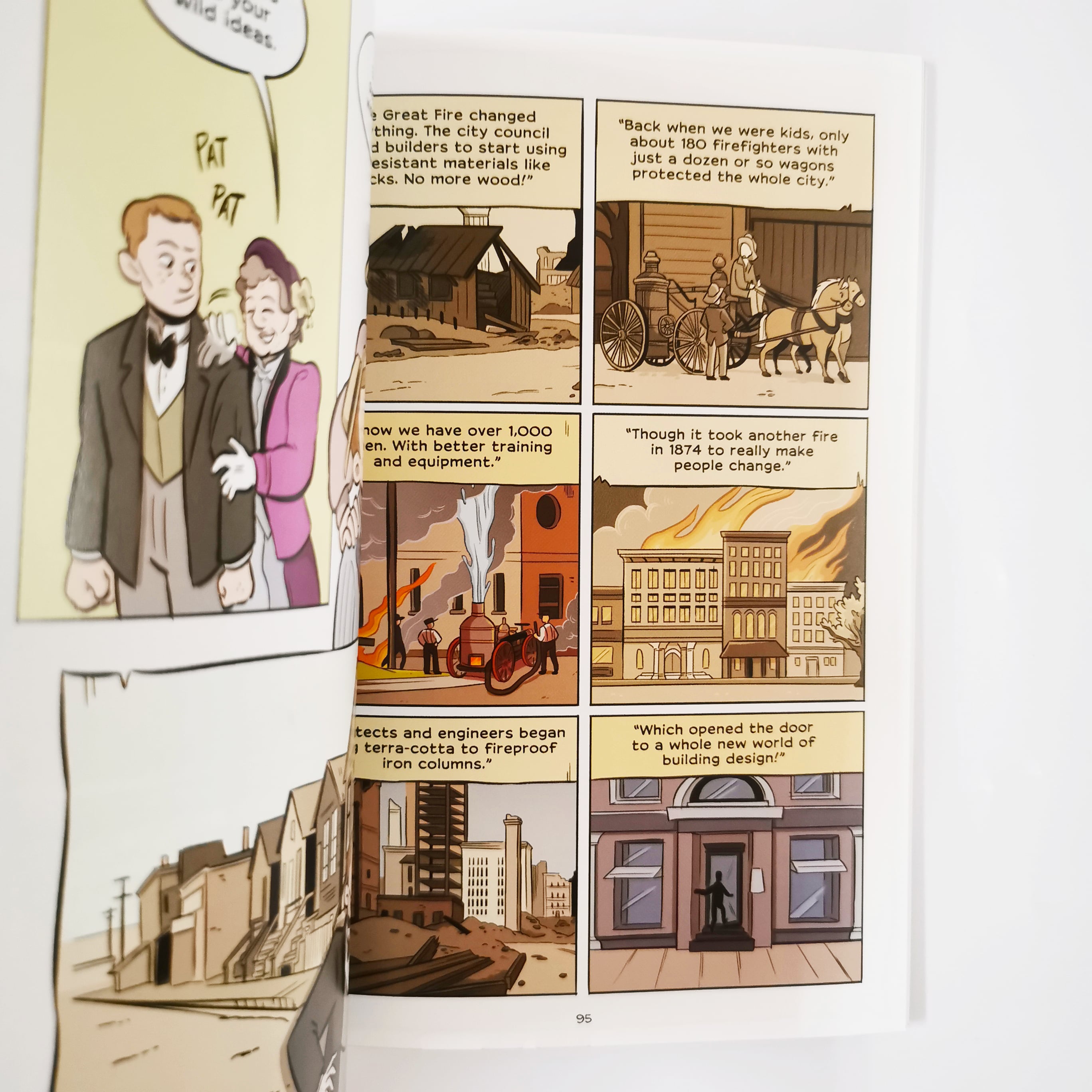 The Great Chicago Fire Rising From the Ashes (History Comics)