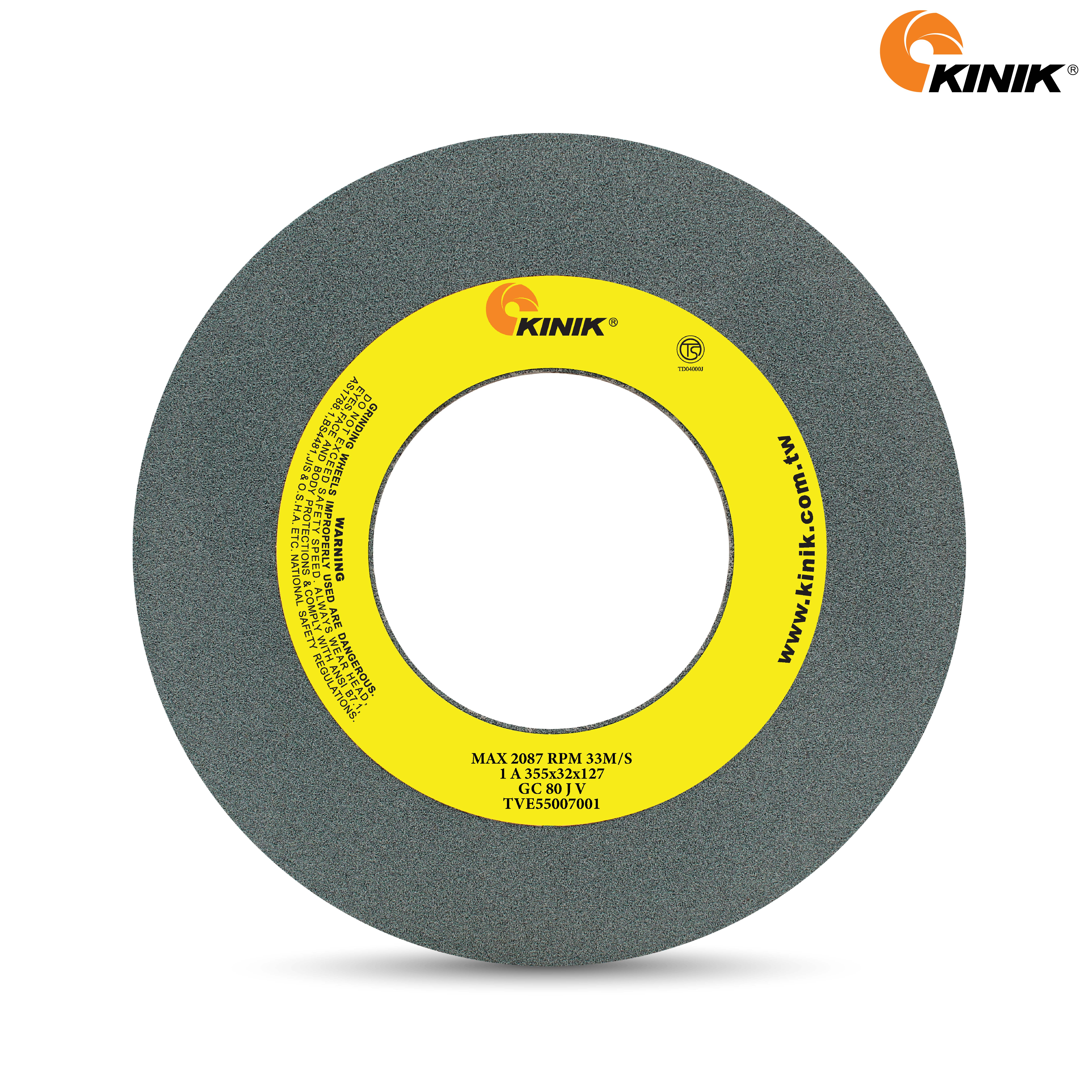 หินเจียร KINIK GC80JV1A 355x32x127 mm.