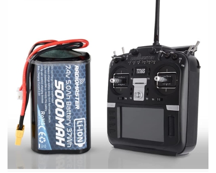 Radiomaster TX16S Li-ion Battey 5000mAh 2S 7.4V XT30 JST-XH Plug TX16s Transmitter