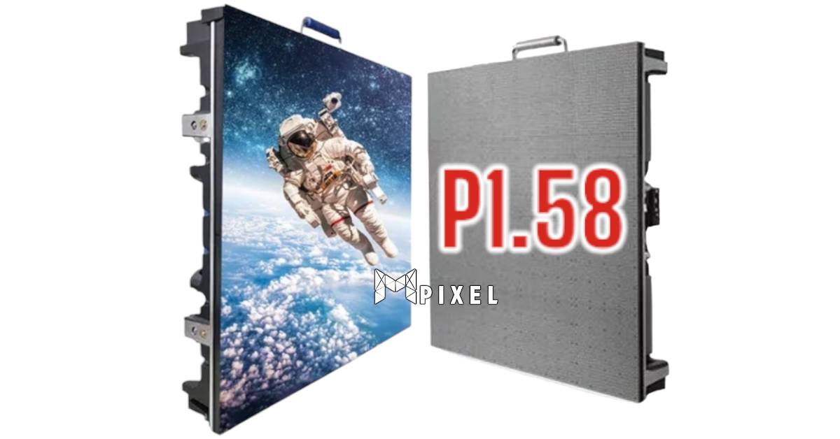 จอแอลอีดี LED DISPLAY ความละเอียด P1.58 (Pixel Pitch 1.58mm.) Size 480x480 mm. ใช้งาน Indoor ภายในอาคาร สำหรับห้องประชุม ห้องเรียน ทุกหน่วยงาน ราชการ เอกชน บริษัท ห้าง ร้าน ราคาพิเศษที่นี่ Mpixel