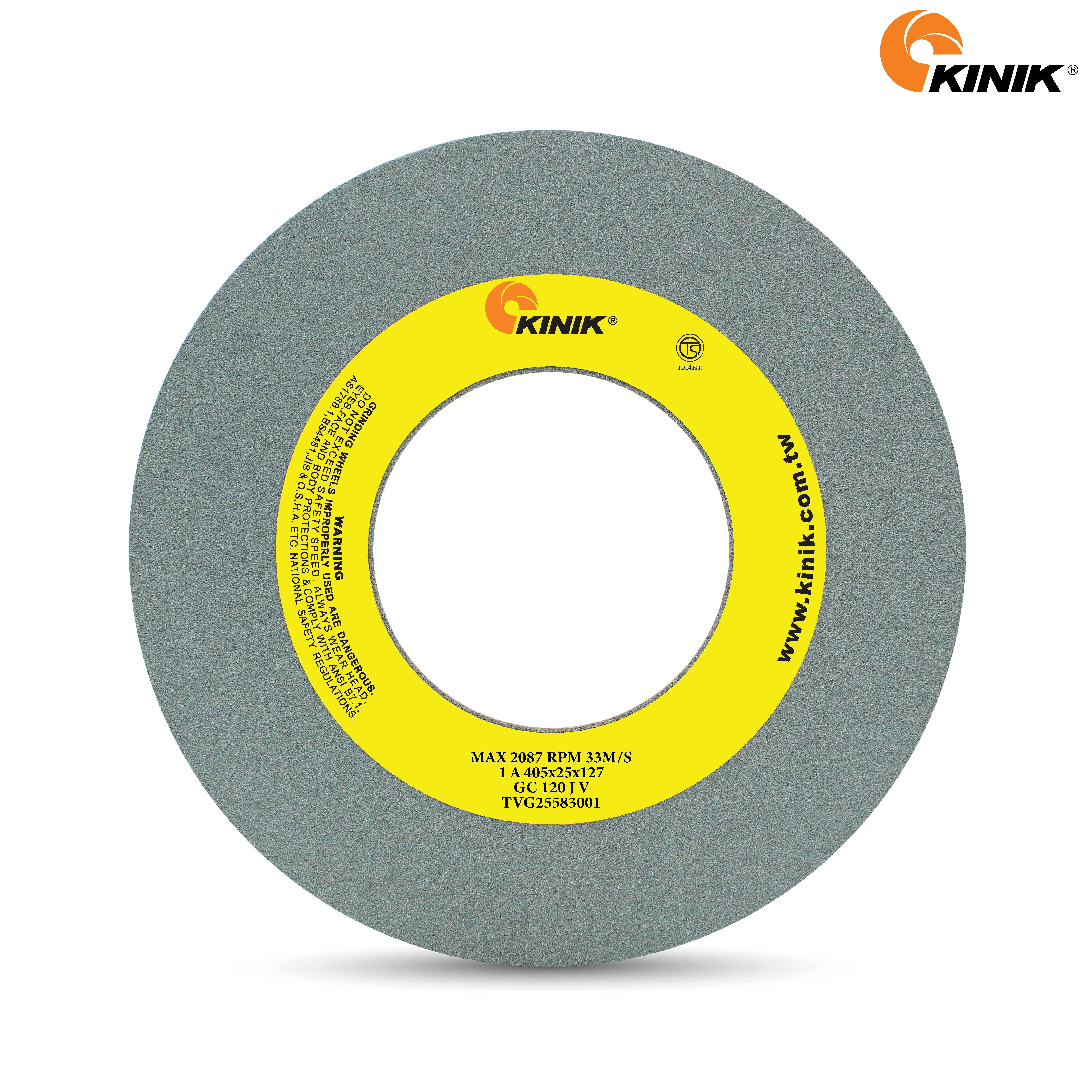 หินเจียร KINIK GC120JV1A 405x25x127 mm.