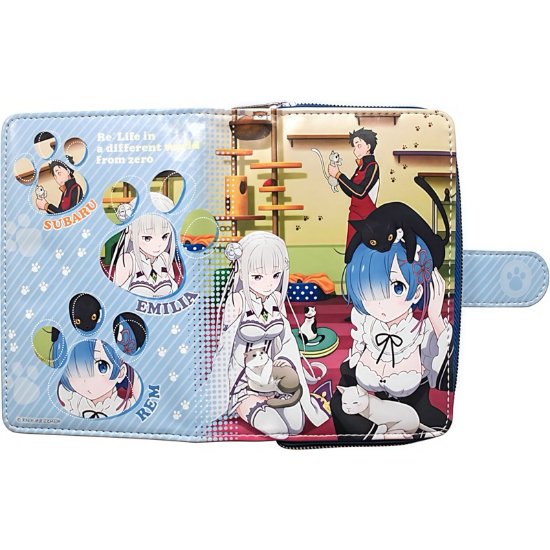 กระเป๋าสตางค์ใส่เงิน+ใส่มือถือจากอะนิเมะรีซีโร่[Re:Zero Starting Life in Another World -Smartphone Wallet & Purse-]