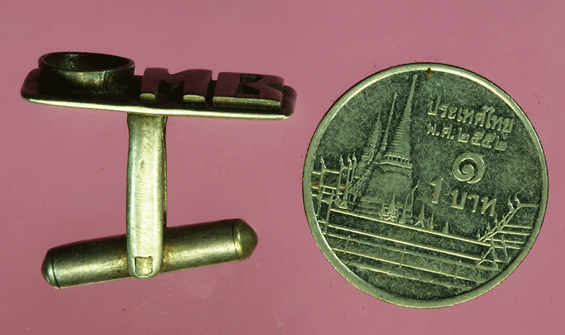 B2621 กระดุมเงิน โอเอ็มบี เป็นของสะสม 16