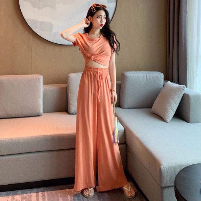 ชุดเซท เสื้อ+กางเกงขายาว สินค้าพร้อมส่งในไทย รหัส Set119