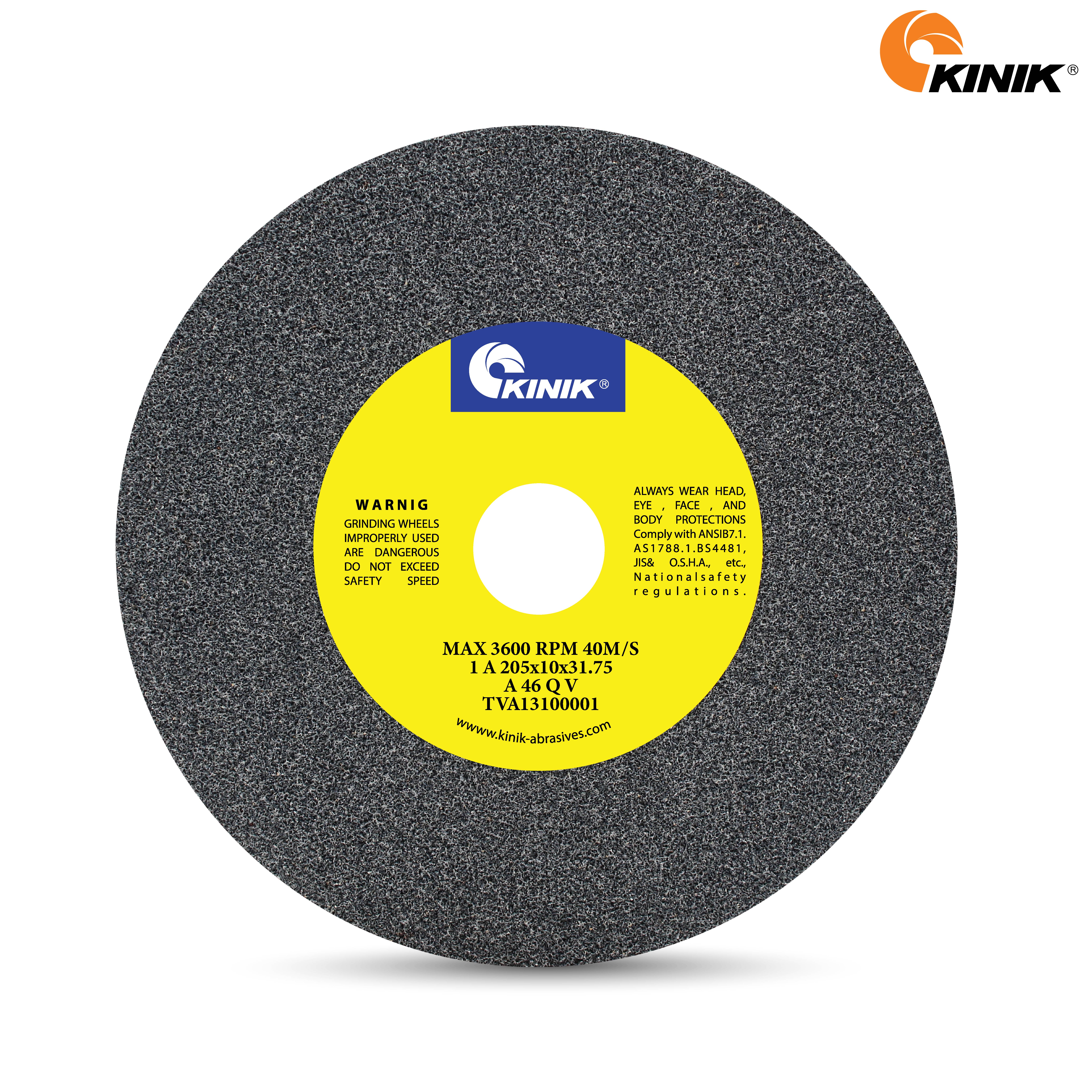หินเจียร KINIK A46QV1A 205x10x31.75 mm.