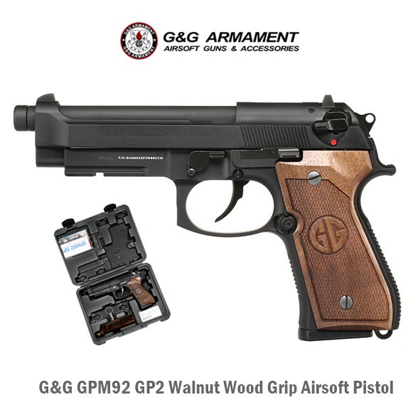 GPM92 GP2 Walnut Wood Grip - G&G