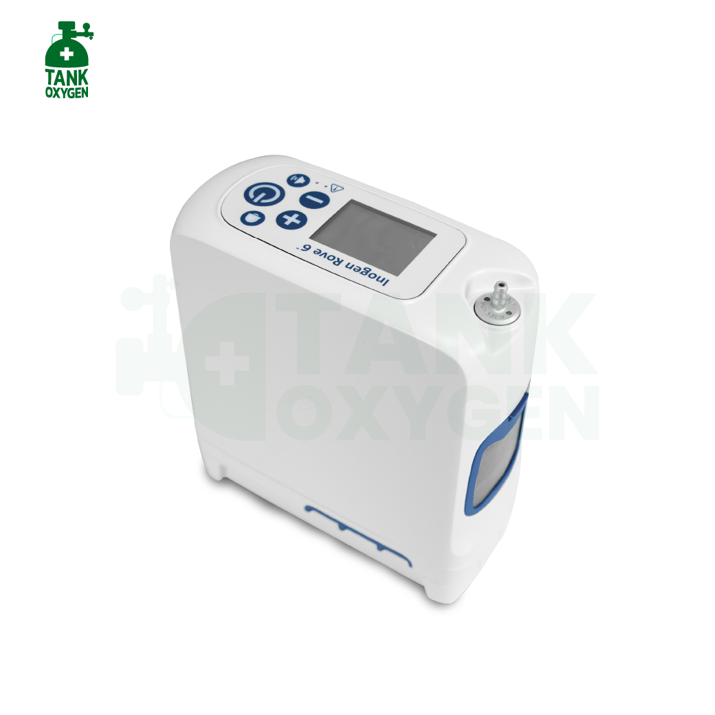 เครื่องผลิตออกซิเจน พกพา Inogen Rove 6 - แบรนด์อเมริกา (สามารถใช้งานบนเครื่องบินได้) - รับประกันนาน 3 ปี