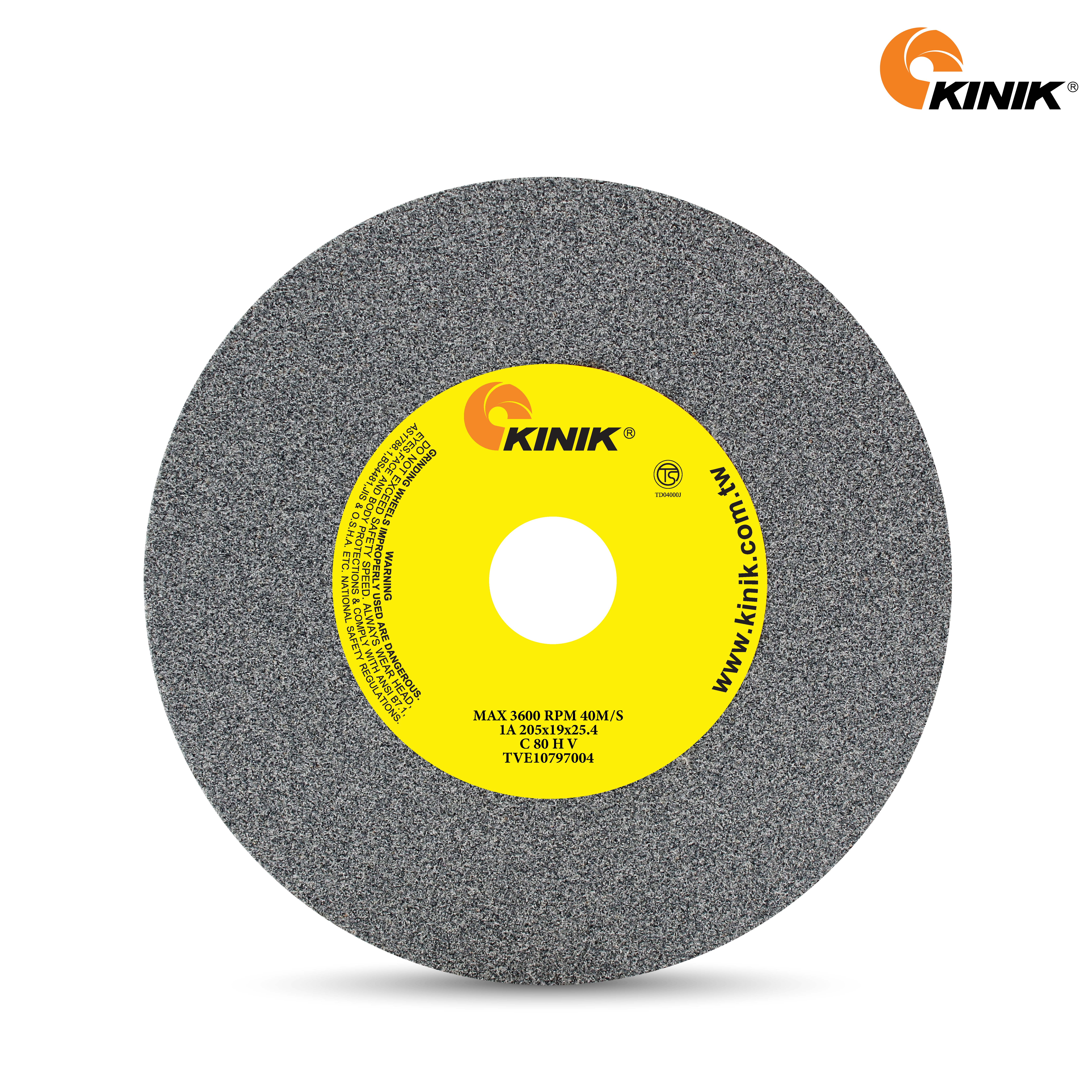 หินเจียร KINIK C80HV1A 205x19x25.4 m.m.