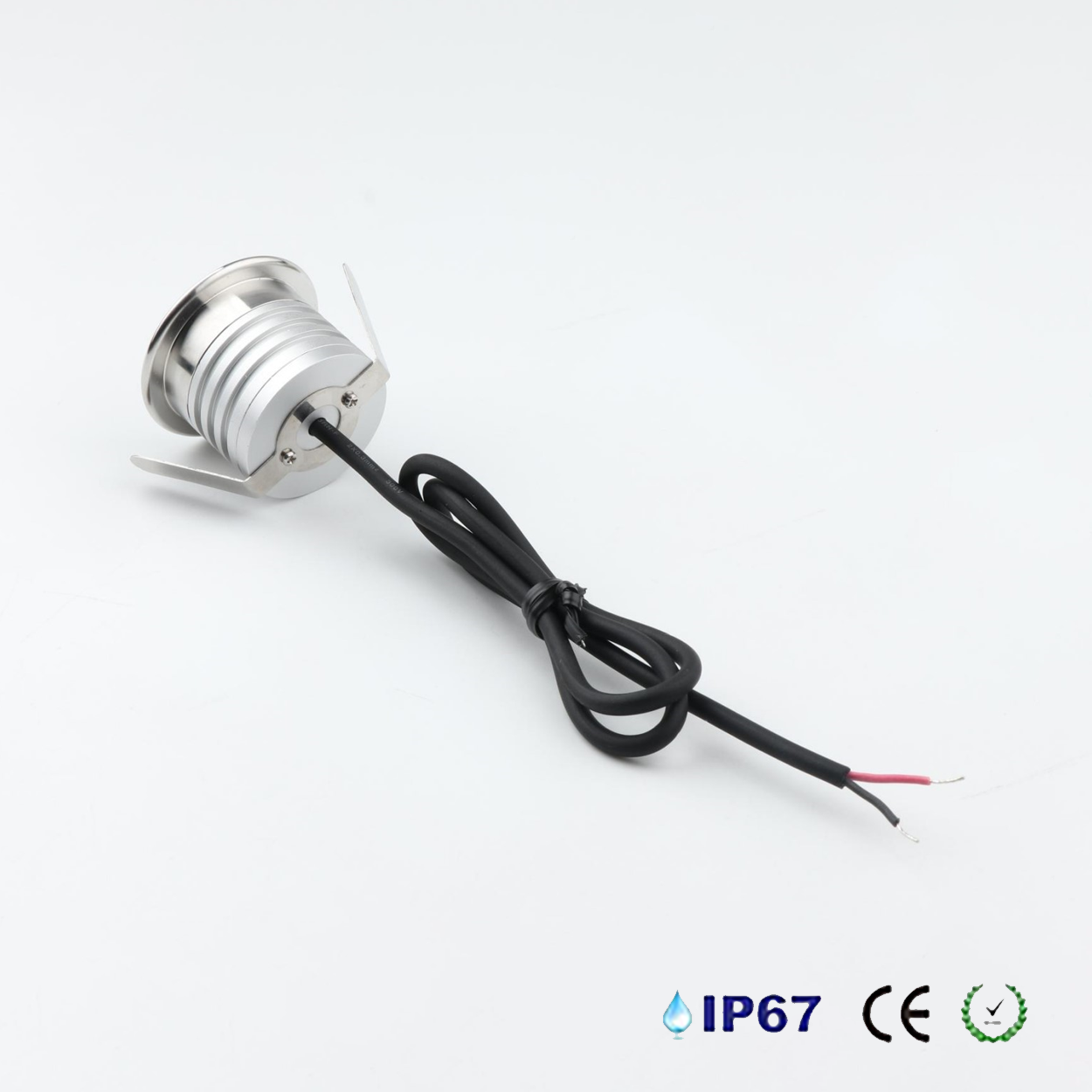 โคมไฟฝังพื้น Inground Up light Round 304 Stainless Steet + Aluminum lamp body LED 3W DC12V-24V IP67