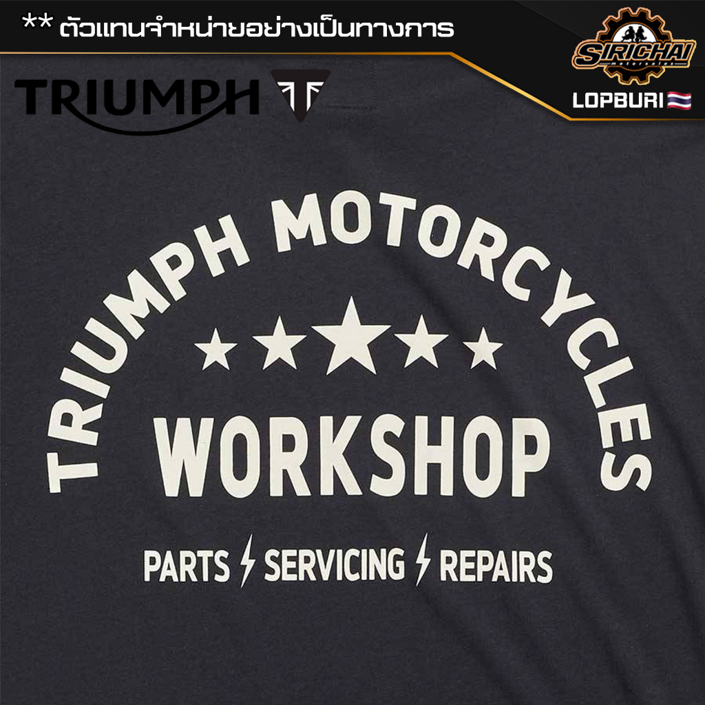เสื้อยืด Triumph MTSS2318 ของแท้ 100%✅ ( 📌แนะนำลด 1 ไซส์จากปกติ ไซส์ยุโรปคับ )