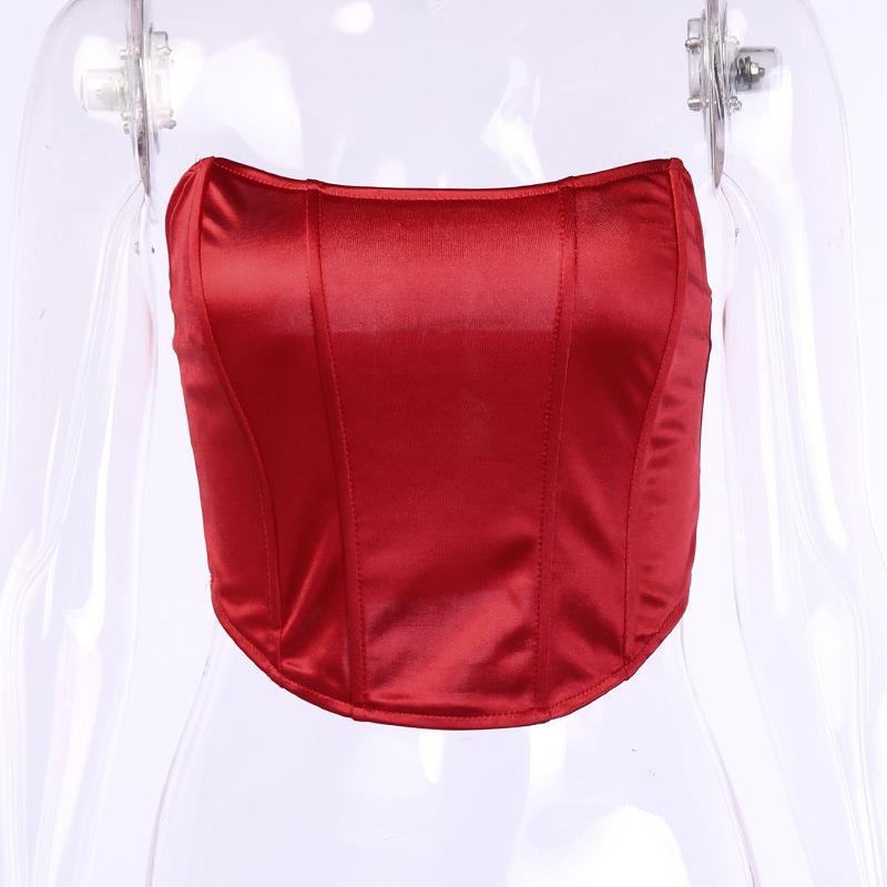 ชุดเกาะอก เสริมโครง สไตล์สายฝอ CN08