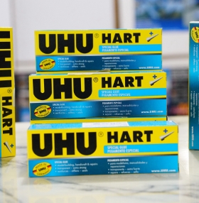 กาว UHU-HART ติดไม้ หลอดขนาด 35 mL ราคาต่อ 1หลอด