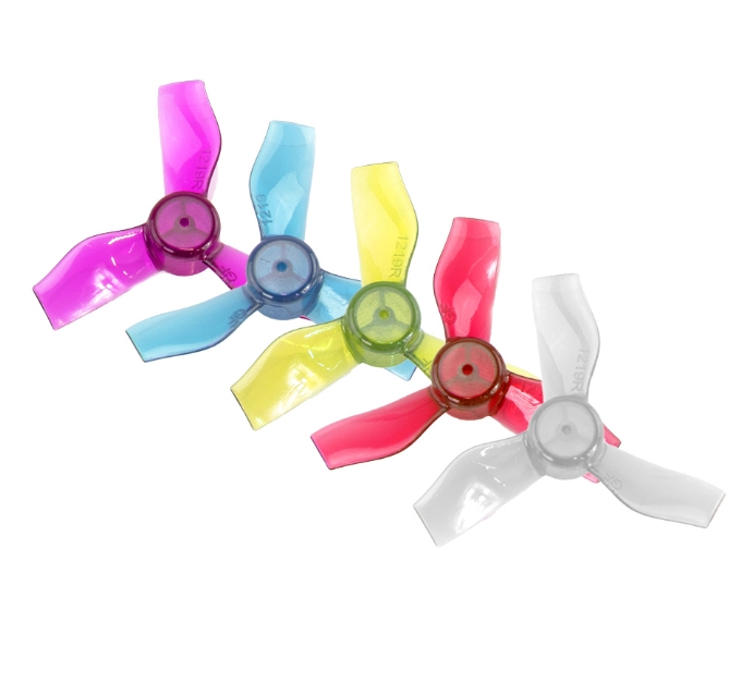 Gemfan 1219-3 31mm 3-Blade Whoop Propeller (0.8mm - 1mm Shaft - 1ถุง 8ใบ สุ่มสี)