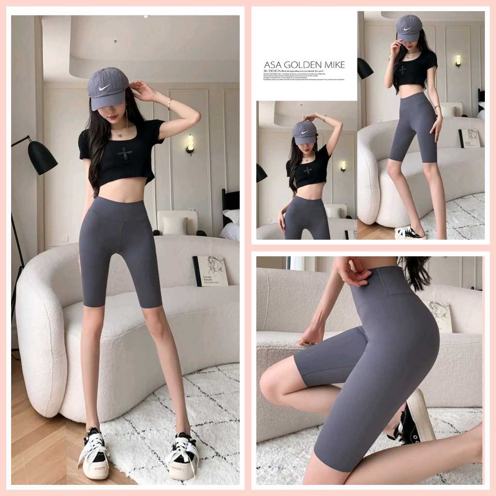 กางเกงขาสั้น โยคะ ออกกำลังกาย กางเกงกีฬา SP326