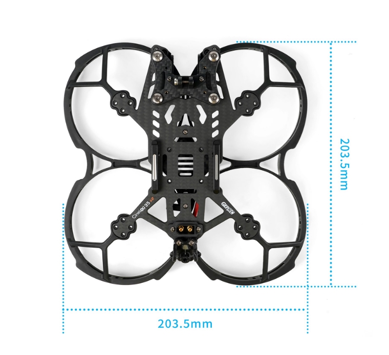GEP-CL35 V2 Frame Set เฟรมโดรน ใบพัด 3.5นิ้ว รองรับกล้อง O3
