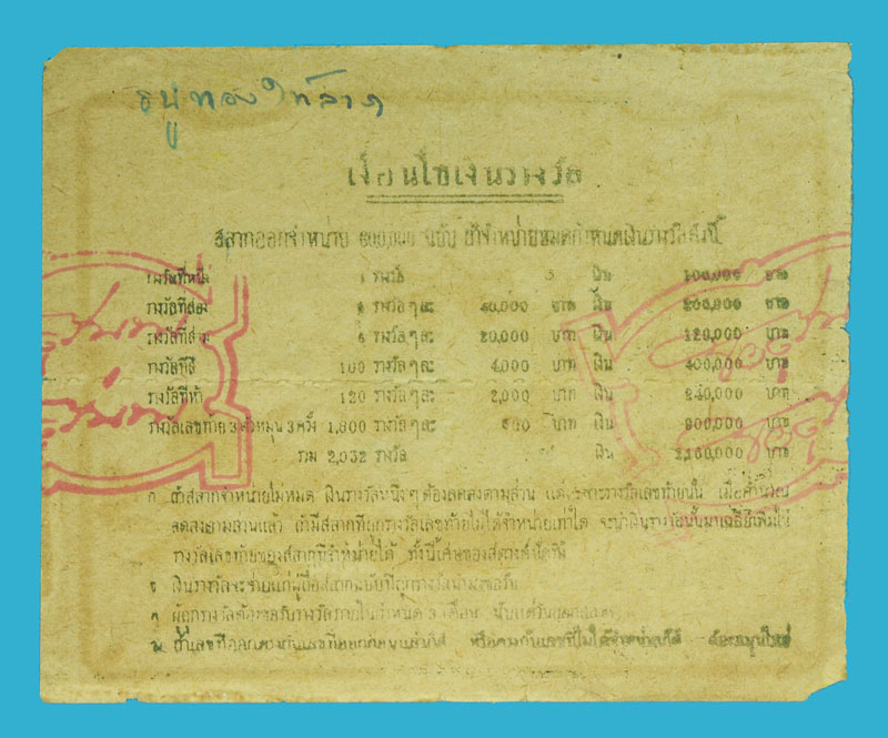 ก32 ล็อตเตอรี่ปี 2494