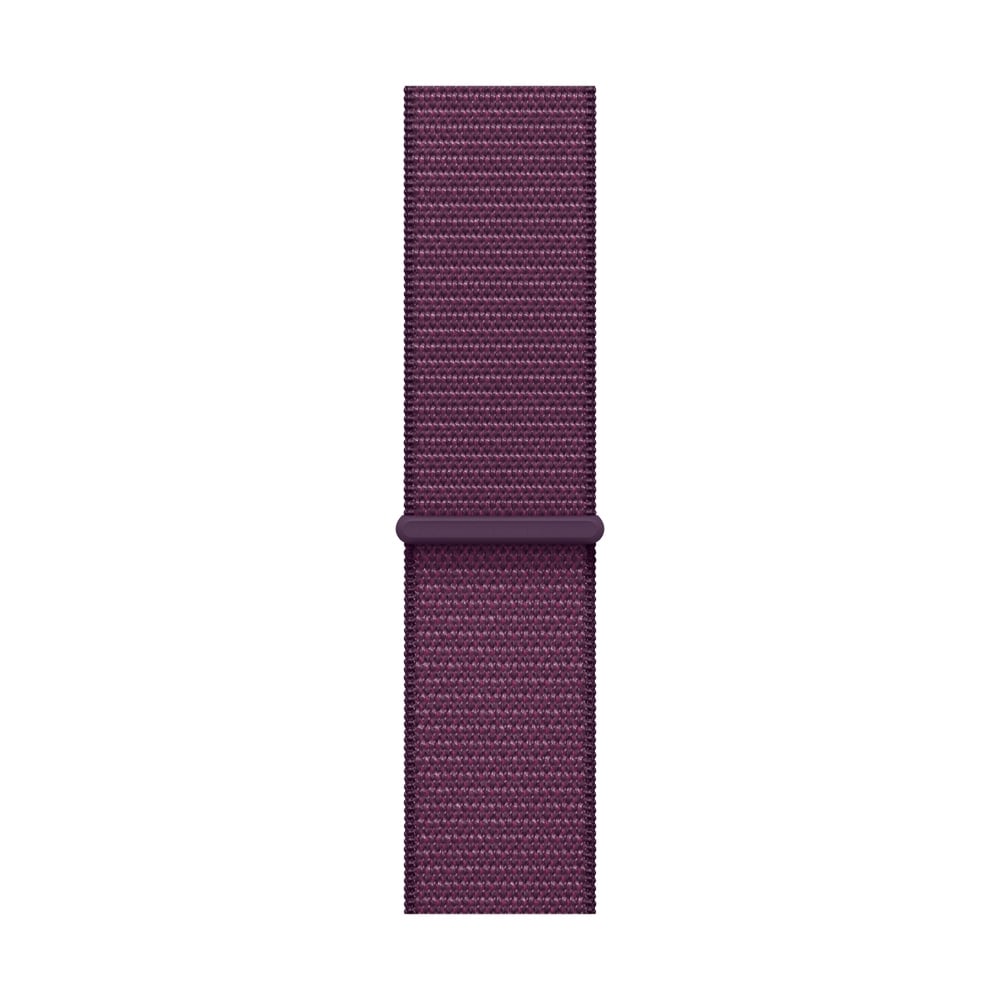 Apple Watch Series 10 GPS 46mm Rose Gold Aluminium Case with Plum Sport Loop