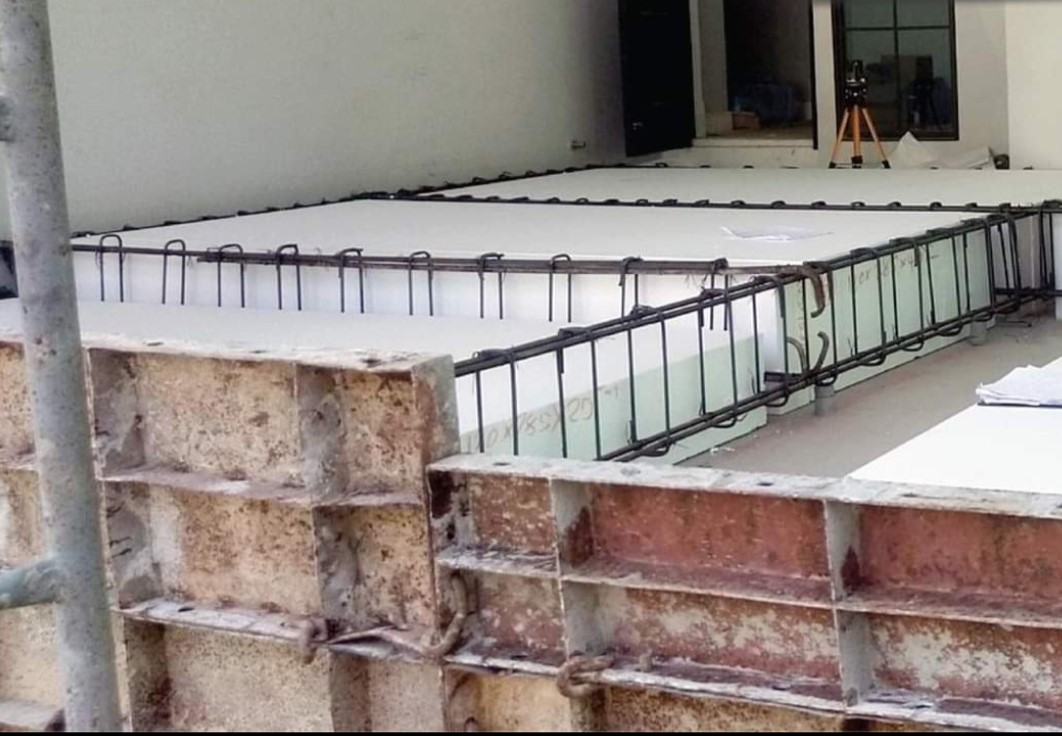 โฟมก่อสรา้ง,EPS FOAMปรับระดับพื้น,ความหนาแน่น 1ปอนด์ ขนาด 60x120cm หนา 10" บรรจุ 1 แผ่น/แพ็ค (600 บาท/แผ่น)