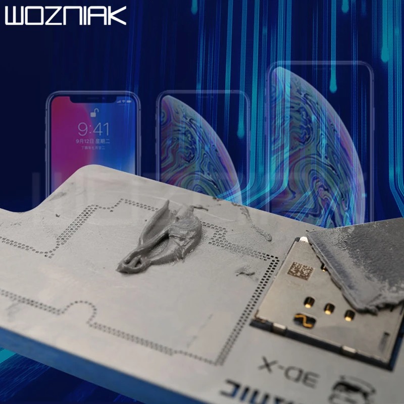 ตะกั่วเหลว MECHANIC สำหรับบอลขาแกนกลางไอโฟนบอร์ด 2ชั้น