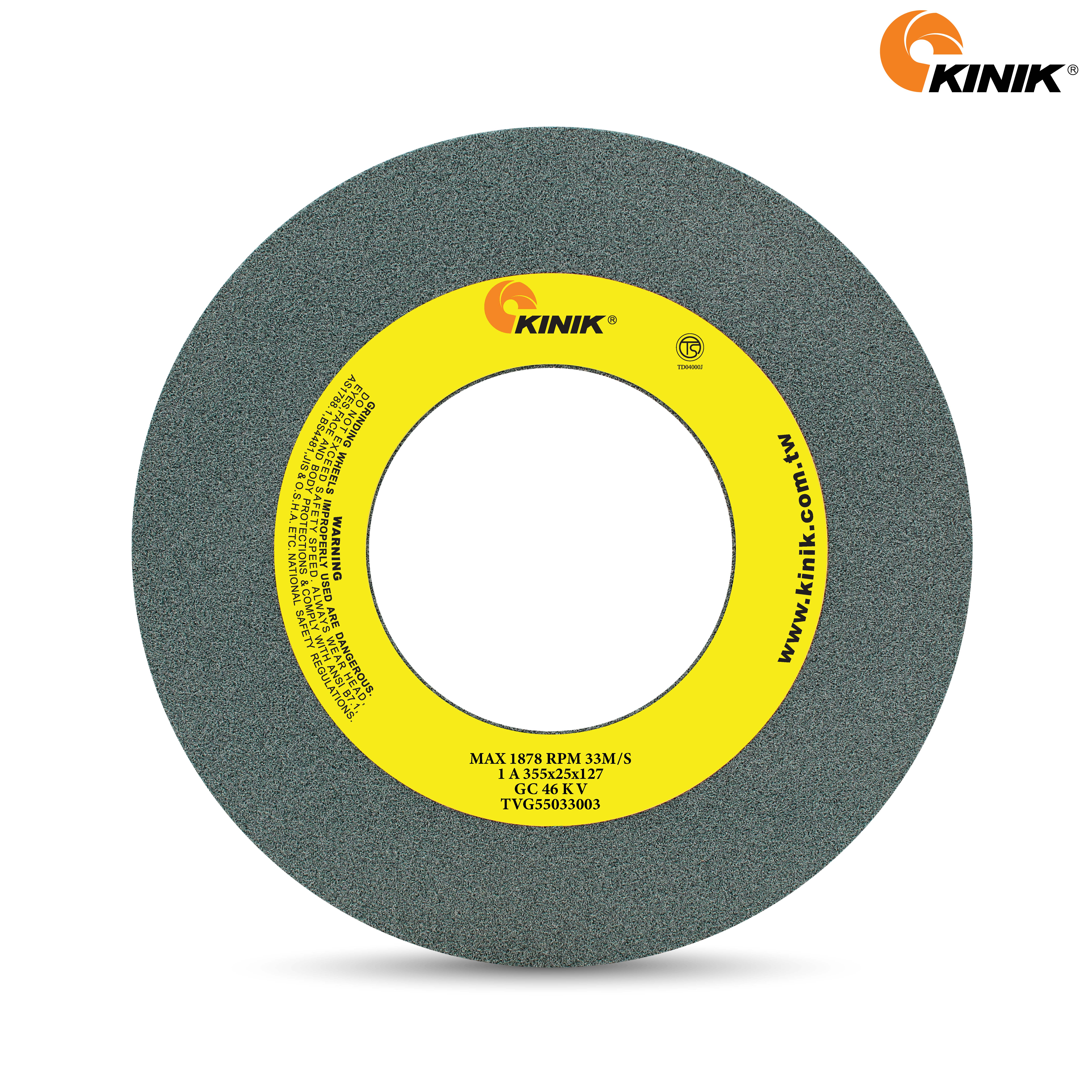 หินเจียร KINIK GC46KV1A 355x25x127 mm.
