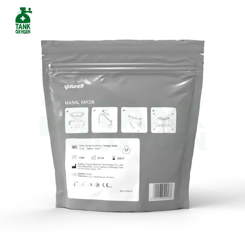 Yuwell Nasal Mask YN-02 หน้ากากชนิดครอบจมูกสำหรับเครื่อง CPAP Bipap มีขนาด S M L