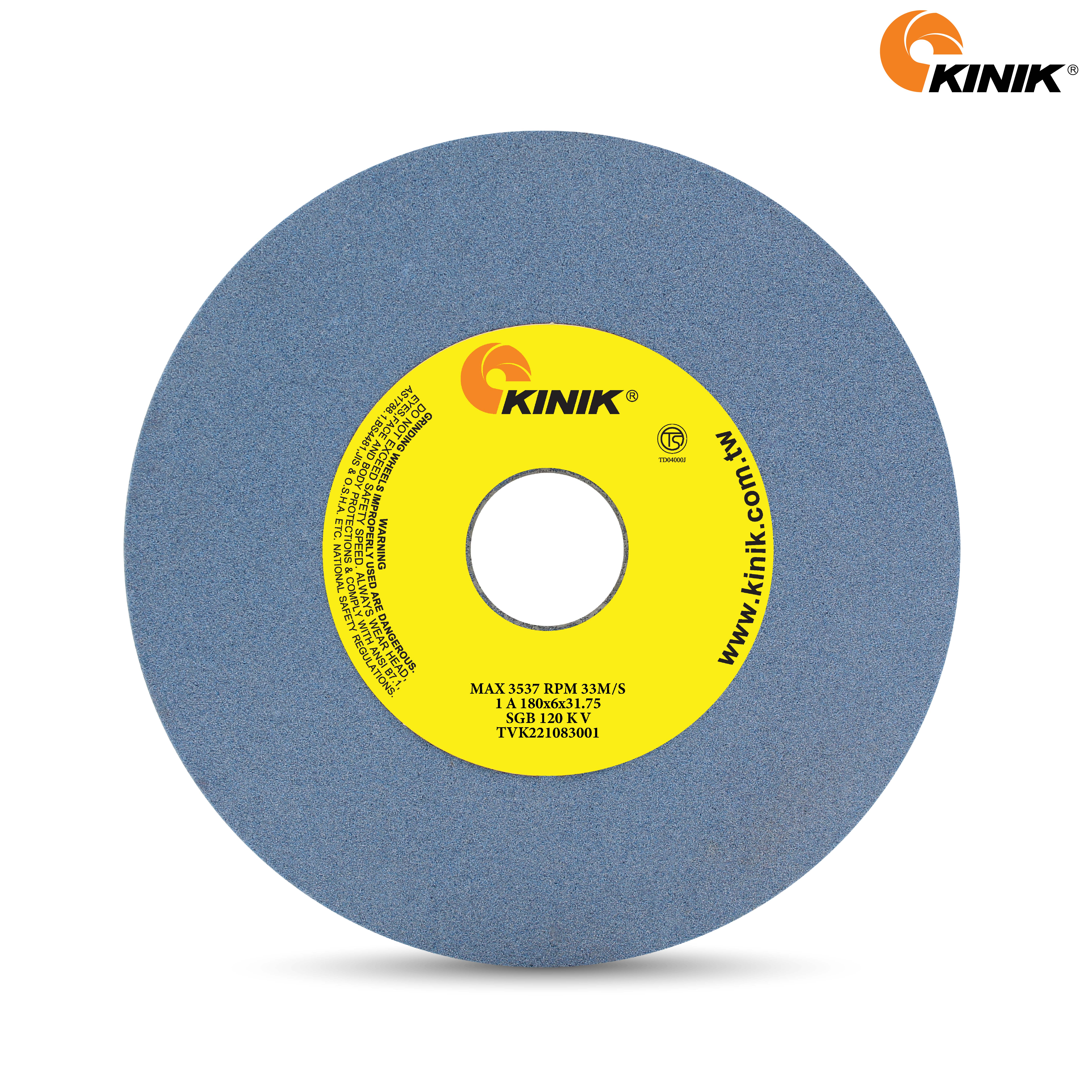 หินเจียร KINIK SGB120KV1A 180x6x31.75 mm.