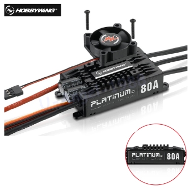 Hobbywing Platinum PRO 80A V4 3S-6S Brushless ESC With 8V 10A BEC