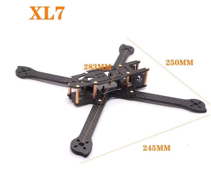 XL7 294มม เฟรมลำ FPV Freestyle เฟรมโดรนใบพัด 7นิ้ว